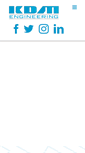 Mobile Screenshot of kdmengineering.com